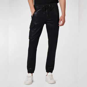 Joe’s Jeans Coated Sateen Cargo Pants, approx size 28